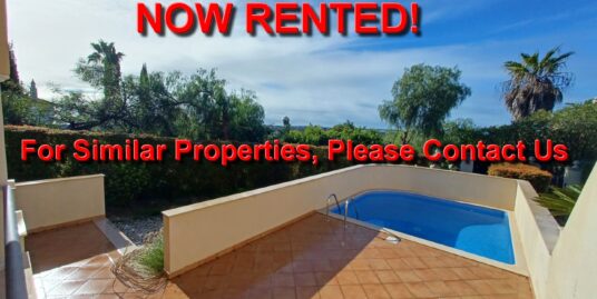 Long Term Rental – Luxury 4  Bedroom Semi-detached Villa w/ pool, in “The Crest” development